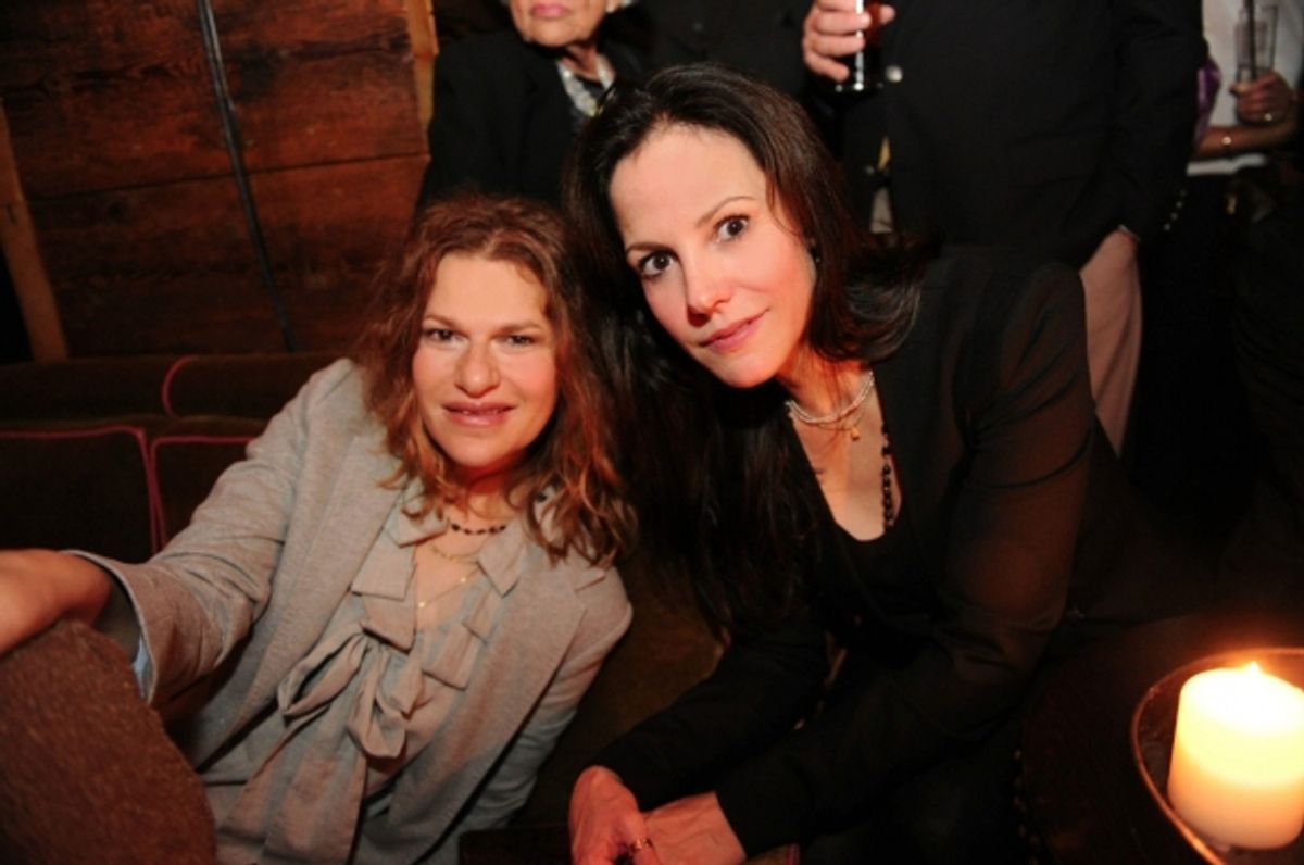 Sandra Bernhardt & Mary Louise Parker at 